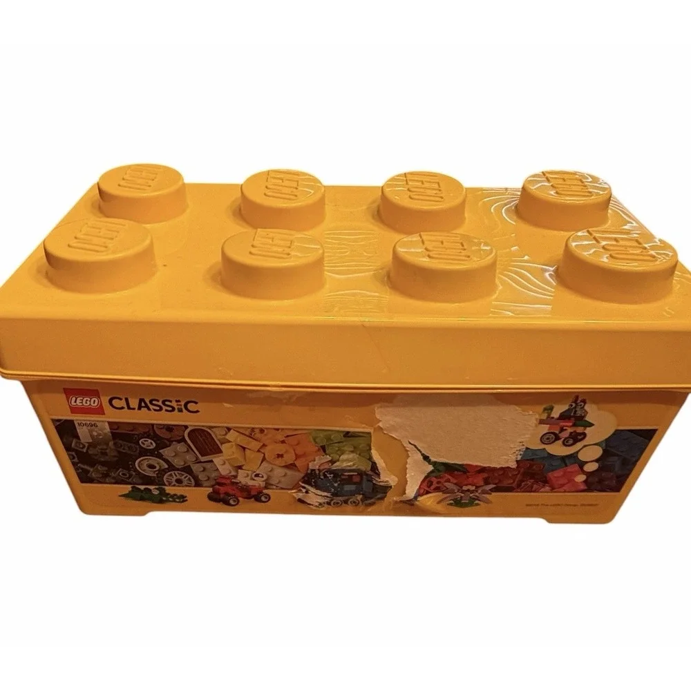 LEGO Classic 10698 Creative Brick Storage Box Mixed Pieces Lot Bases Duplo Build